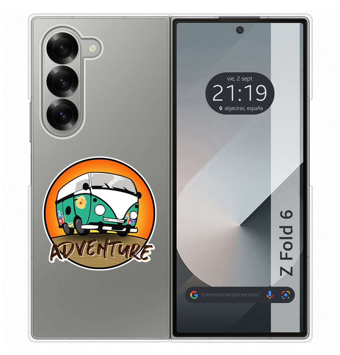 Custodia Rigida Per Samsung Galaxy Z Fold 6 5G Design Avventura Disegni