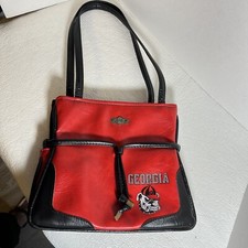 University Of Georgia Bulldogs Vintage Purse Bag by FS Originals Football