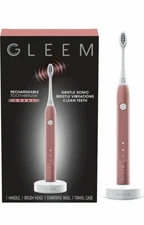 Gleem Rechargeable Electric Toothbrush, Coral  G-15