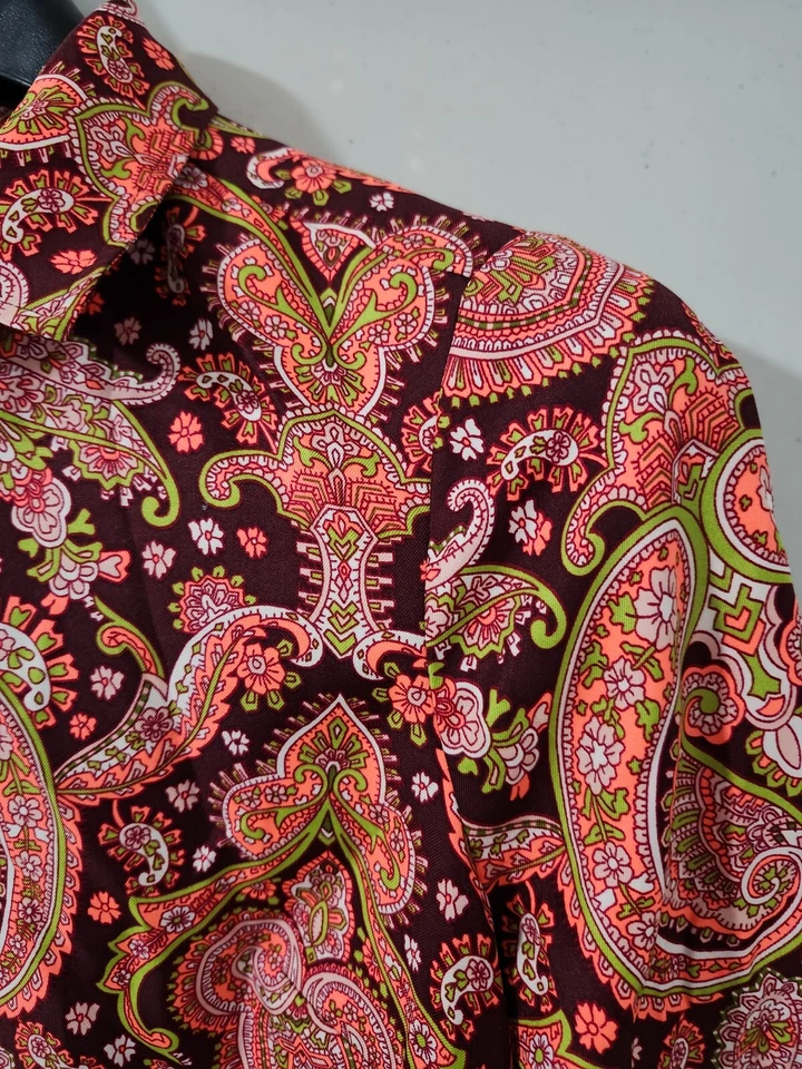 Vestido Banana Republic para mujer 2 Petite túnica camisa manga corta cuello cachemira Foto 4 de 4