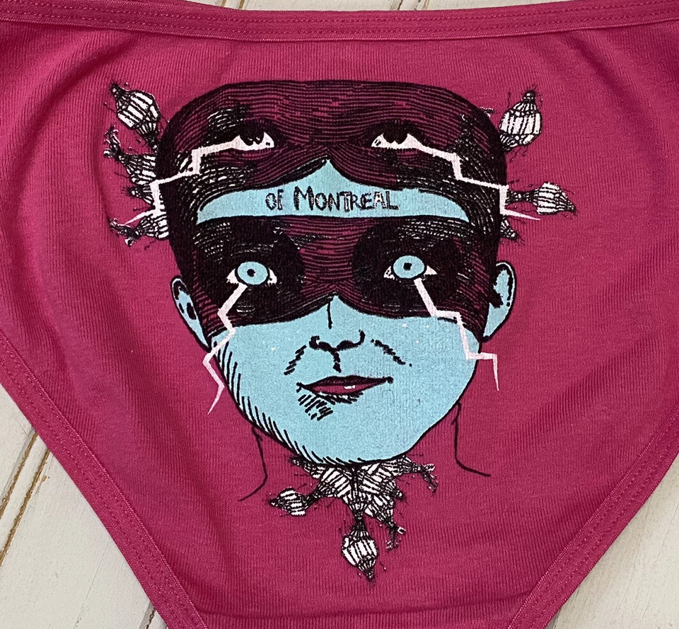 Bragas calzoncillos indie pop rock de personajes enmascarados animados rosa de Montreal Foto 2 de 4