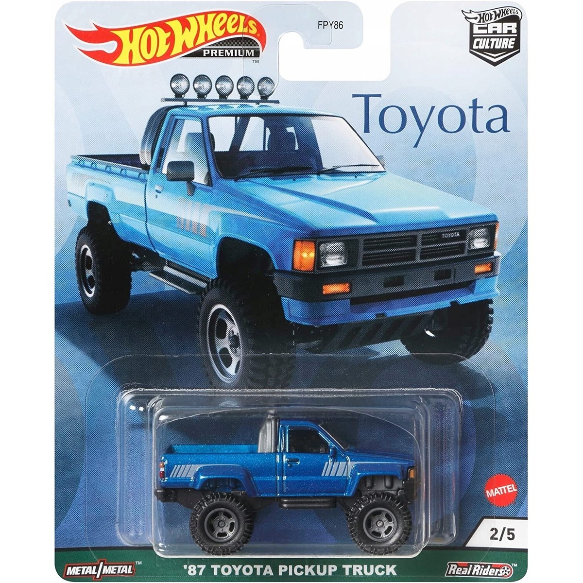 Hot Wheels 1/64 1987 TOYOTA PICKUPピックアップ 希少 バック