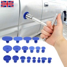 19pcs Car Dent Puller Removal Body Paintless Hail Repair Lifter Tab Tool Kit UK