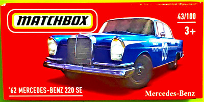 2021 MATCHBOX OFF-ROAD POWER GRABS #43/100 - '62 MERCEDES BENZ 220 SE