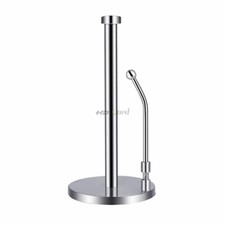 Kitchen Roll Paper Towel Holder Stainless Steel Table Paper Tissue Stand Rack US