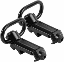 2Pcs Tactical QD Sling Swivel Attachment Point Profile 20mm Picatinny Rail Mount