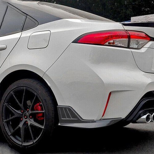 Parachoques trasero labio esquina canards espatas para Toyota Corolla LE XLE SE XSE 2020-2021 - Imagen 4 de 12