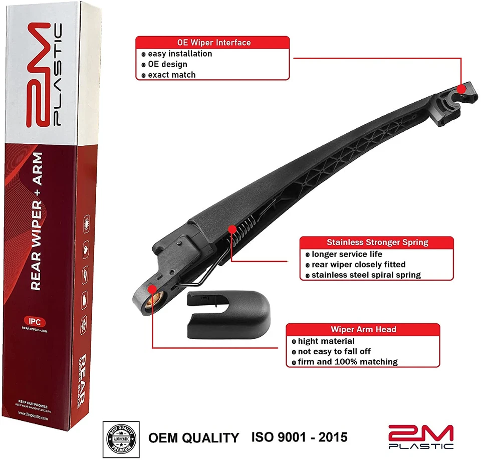 Rear Wiper Arm Blade For Hyundai Tucson 2010-2015 Kia Sportage 2011-2016 - Image 2 of 3