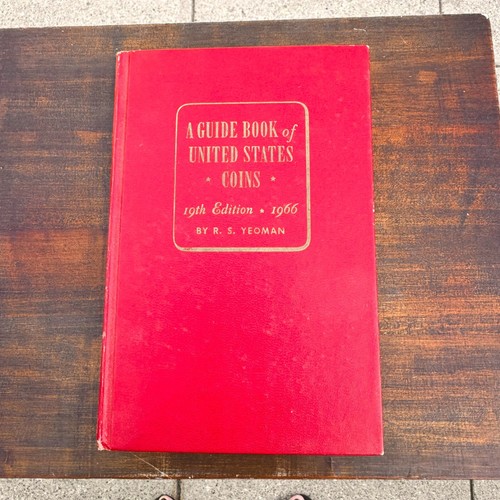 A Guide Book of United States Coins 19th Ed 1966 R.S. Yeoman Hardcover Book