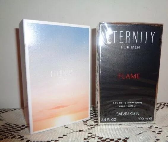 Calvin Klein Eternity Flame Men 3.4 oz Eau De Toilette Spray