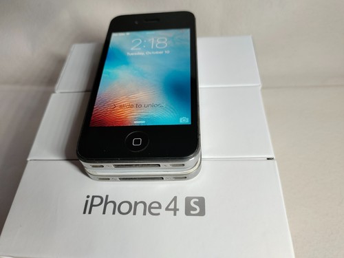 95%N ew Apple iPhone 4S 8/16/32/64GB Black/White UNLOCKED Fully UNLOCKED IOS 9 - Afbeelding 10 van 10