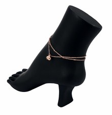 Stainless Steel Rose Gold Anklet Ankle Charm Bracelet 1