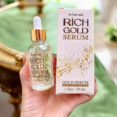 Rich Gold Serum 24K Brightening Anti-Aging Hydrate Reduce Wrinkle