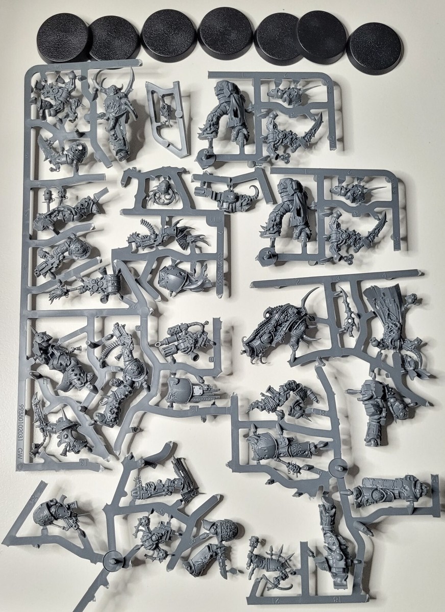 7x PLAGUE MARINES Death Guard DARK IMPERIUM *New on Sprue