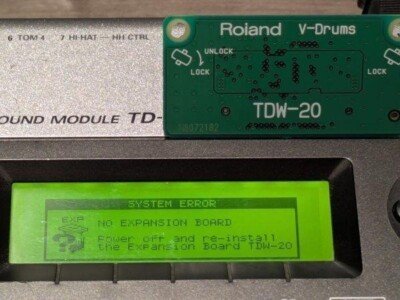 Roland TD-20 Sound Source Module V-Drums Percussion Sound