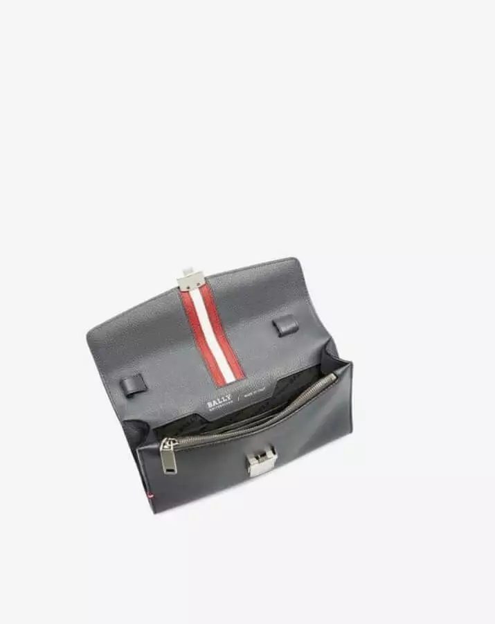 Bally men's leather clutch hotsell bag