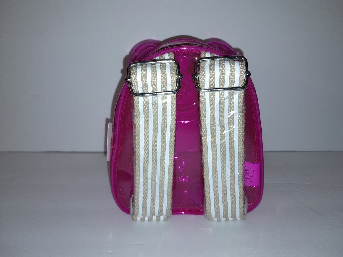 Bath & Body Works GUMMY BEAR Pink Jelly Cosmetic Backpack  display picture 1