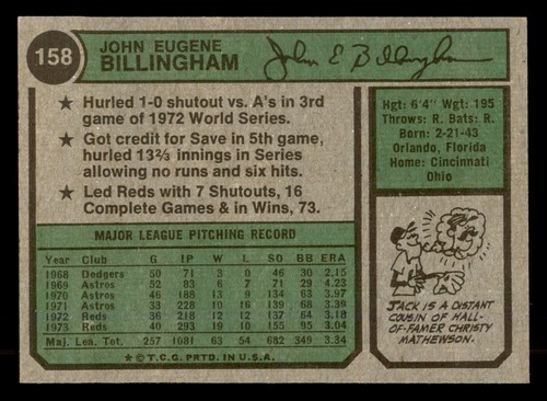 You Pick 1974 Topps Baseball Ex or Better #121-227 Box 3 - Picture 193 of 495