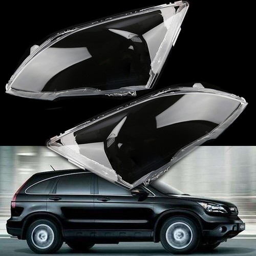 Left+Right Headlight Lens Cover Clear Replace Lampshade for Honda CRV 2007-2011 - Picture 2 of 8