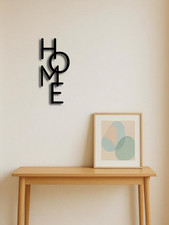 Metal Wall Decor HOME Letter Wall Sign Unique Design for Bedroom Decor Gifts