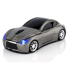 USB Wireless Mouse Sports Car Mouse Ergonomic Computer Cordless Optical Mice ...