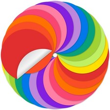 24 Pack Dry Erase Circle Dots, Colorful Whiteboard Desktop Writing Spots for ...