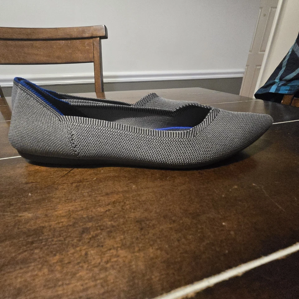 Rothy’s The Point Gray/Black Women US 9.5 Luxury Ballet Flats - Image 2 of 4