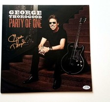George Thorogood Signed Party Of One Album LP Cover ACOA