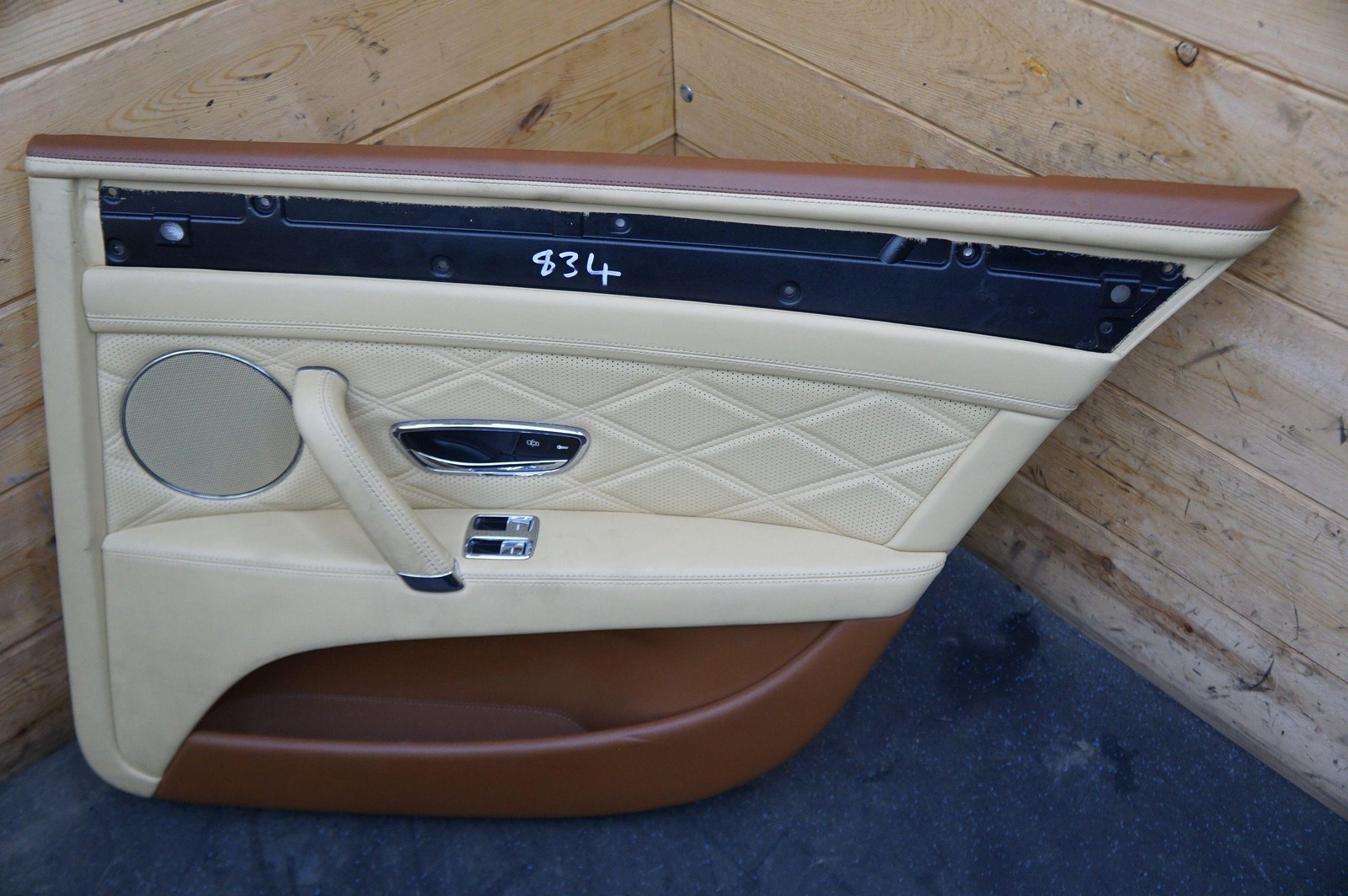 Rear Right Passenger Side Door Trim Panel Bourbon OEM Bentley Flying Spur 2014