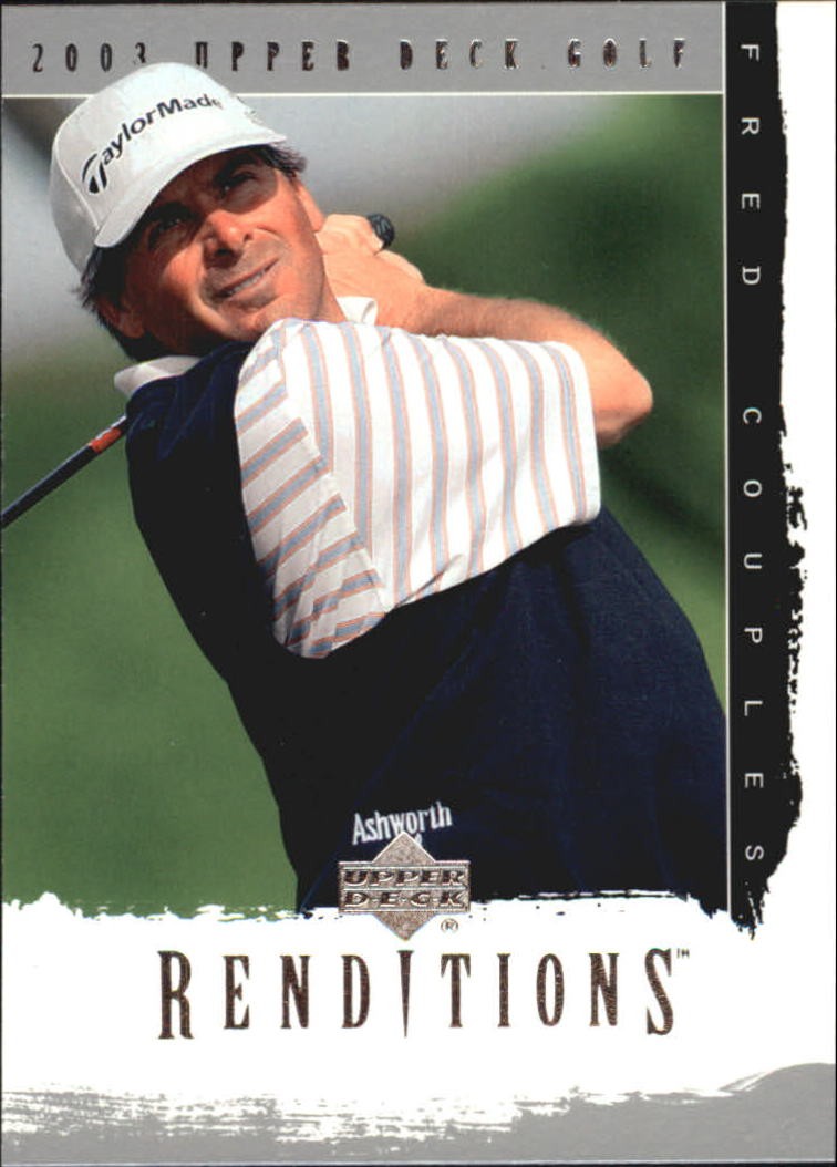 2003 Upper Deck Renditions #34 Fred Couples - GOLF