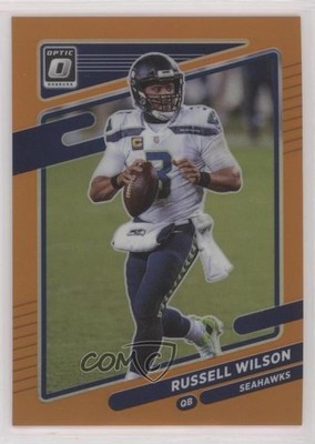 2021 Panini Donruss Optic Orange Prizm 40/199 Russell Wilson #197 0s9t