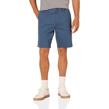 Amazon Essentials Herren Slim-Fit Chinoshorts 23cm Tiefblau Gr&ouml;&szlig;e 34W