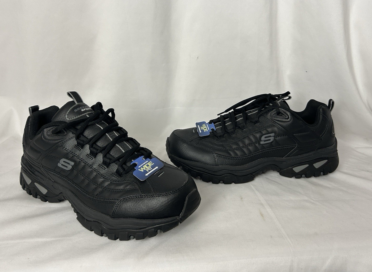 Skechers Energy After Burn Athletic Sneaker Black 50081 EW Size 13