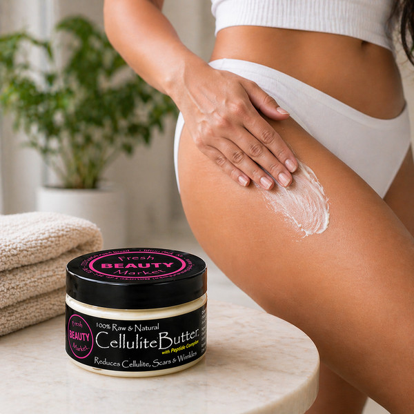 Crema para celulitis - Reduce la celulitis rápidamente | Cafeína, péptidos y aceite de naranja