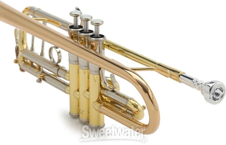 Trompeta Yamaha YTR-8335II Xeno Professional Bb - Campana de latón dorado - Laca transparente Foto 2 de 4