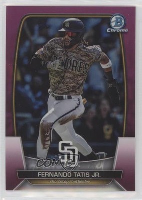 2023 Bowman Chrome Fuchsia Refractor 75/299 Fernando Tatis Jr #28 6ks