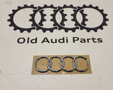New Genuine Rings Emblem Tailgate Audi 80 90 Coupe Convertible S2 Rs2 Type89 B3 B4 New Genuine Rings Emblem Tailgate Audi 80 90 Coupe Convertible S2 Rs2 Type89 B3 B4