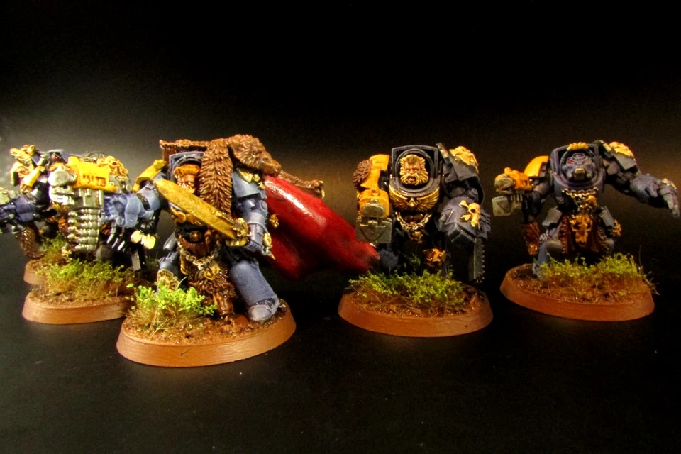 Citadel /  Warhammer 40k Plastic Space Wolves Wolf Guard Terminators - Image 3 of 4