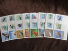 Japan Stamp First Day Cover Waterside Birds Series Gutter Pair 8 Cover 1991～1993