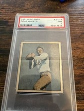 1951 Berk Ross #  2-14 Doak Walker Rookie RC PSA 7