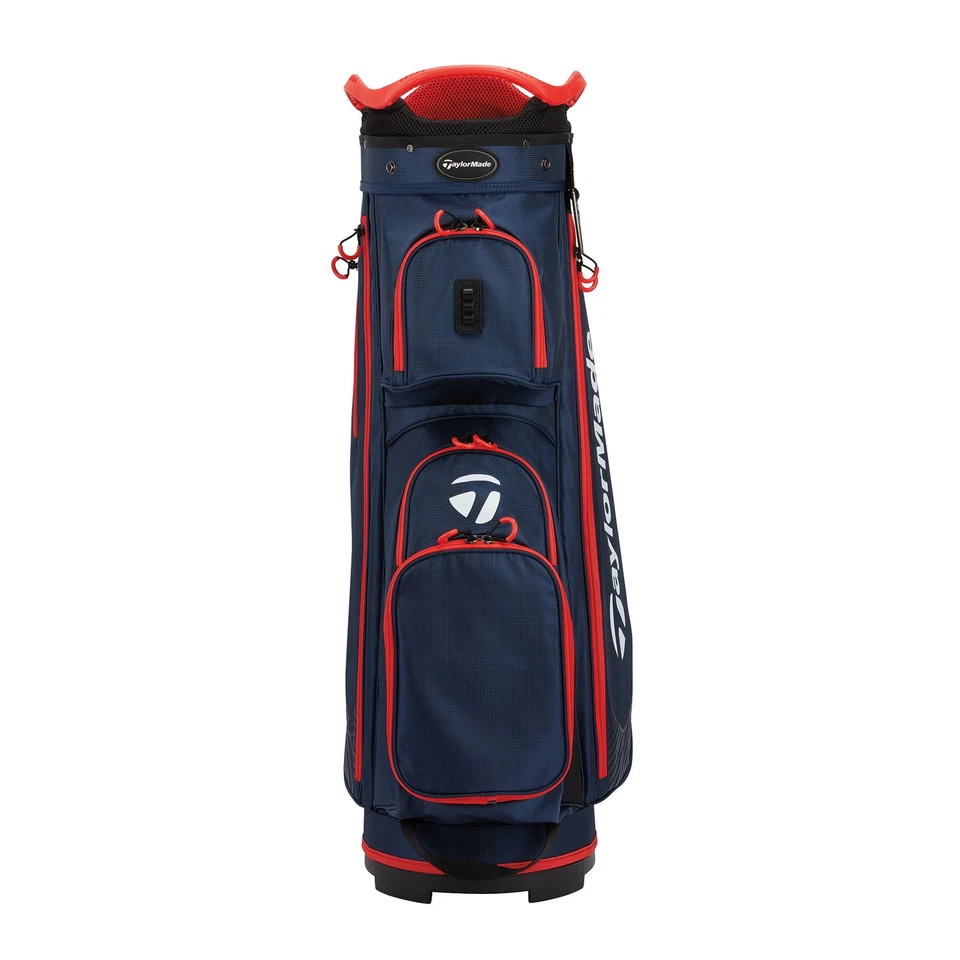 TaylorMade Pro 2023 Navy Red Cart Golf Bag - Image 2 of 4