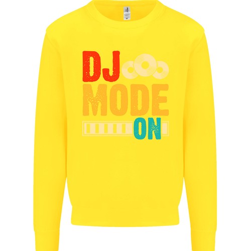DJ Mode On DJing Music Kids Sweatshirt Jumper - Picture 13 of 33