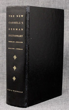 THE NEW CASSELL'S GERMAN DICTIONARY Funk & Wagnalls 1971 Hardcover Tabbed  VG+