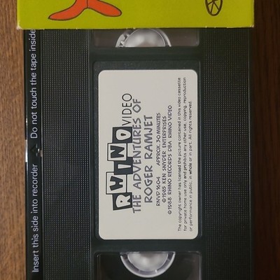 ミュージック RHINOCEROS / SAVE THE RHINO (VHS) Rhino Video The Adventures of Roger Ramjet VHS Animation Roger