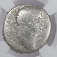 Titus AR Tetradrachm Roman Province of Judaea Caesarea Maritima 78-81 BC NGC G