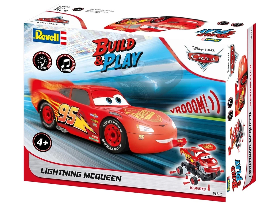 Revell - Lightning Mcqueen Disney-Cars (Light & Sound) 1/20 06562 - Image 4 of 4