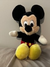Mickey Mouse Plush Vintage 80s Authentic Disneyland / Walt Disney World Rare