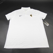  Wyoming Cowboys Nike Polo Men's White New with Tags XL