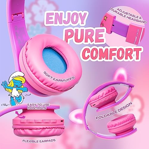Bluetooth Headphones for Kids, Wireless Foldable Headphones Over Ear - Picture 3 of 8