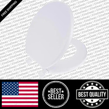 NEW Ginsey Elongated Closed Front Soft Toilet Seat In White Padded Vinyl